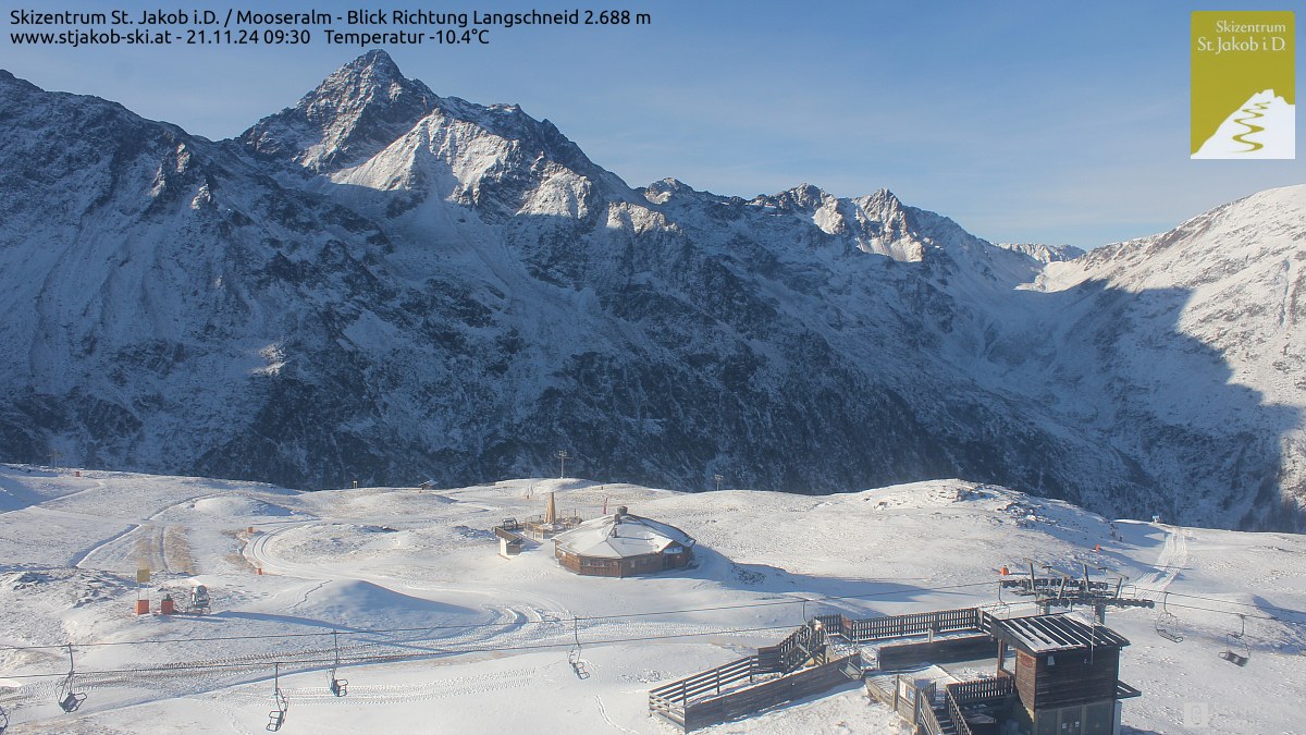 Webcam Skizentrum St. Jakob im Defreggental | © www.webcamsstjakob.schultz.at